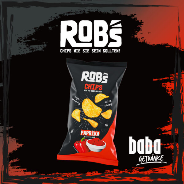 Rob's Chips Paprika 120g