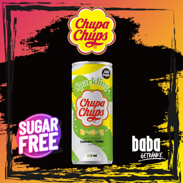 Chupa Chups ZERO Lemon & Lime Dose - 250ml