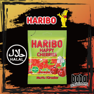 Haribo HALAL Happy Cherries:Mutlu Kirazlar - 80g