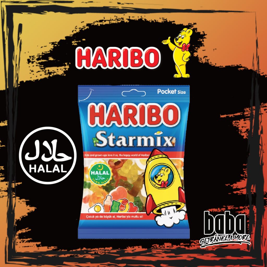 Halal Haribo Mix Pack – 24 Bags (Goldbears, Cola, Worms, Starmix & Fizz – Expiry May 2025)