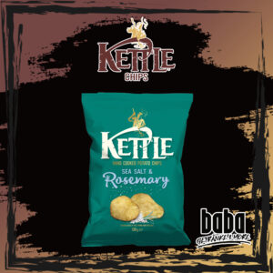 Kettle Hand cooked Chips Sea Salt&Rosemary - 130g