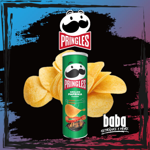 Pringles Grilled Paprika - 185g