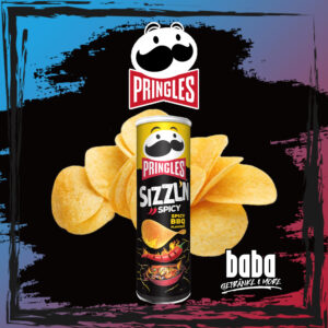 Pringles Sizzln Spicy BBQ - 180g