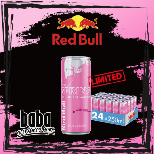 Red Bull Spring Edition Sugarfree Waldbeere - 250ml